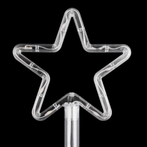 Svtlo solrn transparentn se zpichem Hvzdy