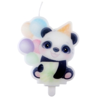 Svíčka Panda 6,4 x 7,5 cm