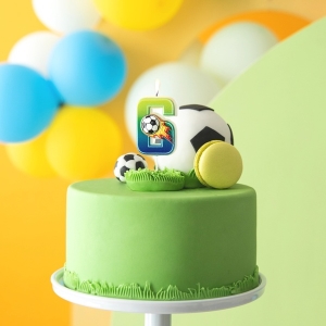 Svka dortov Fotbal "6" 6 cm