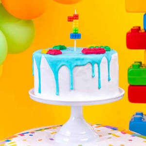 Svka dortov slo 1 Lego kostiky 11 cm