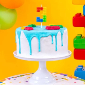 Svka dortov slo 3 Lego kostiky 11 cm