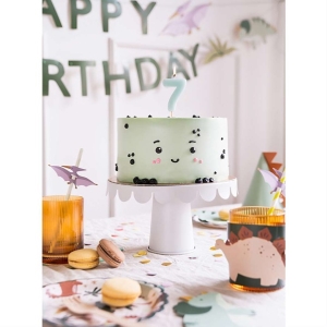 Svíčka narozeninová číslo 7, světle modrá 5,5 cm