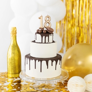 Svka narozeninov slo "1" zlat 7 cm