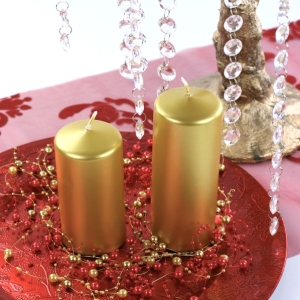 Svka vlec zlat metalick 12x6cm