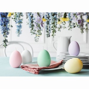 SVÍČKA Vejce světle zelená, 10 cm 1ks