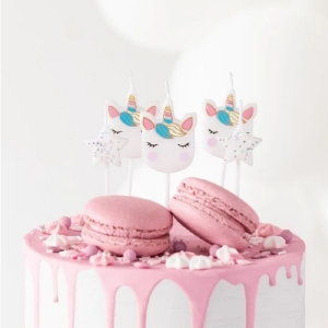 Svky dortov Jednoroec a hvzdy 5 ks