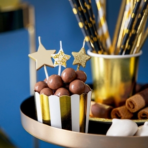 Svky dortov Hvzdy zlat 5 ks