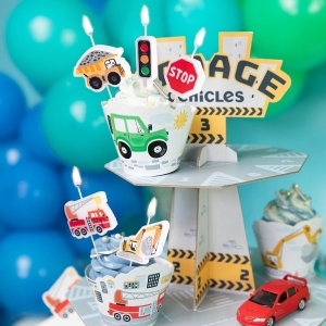 Svky dortov Stavebn vozidla 5 ks