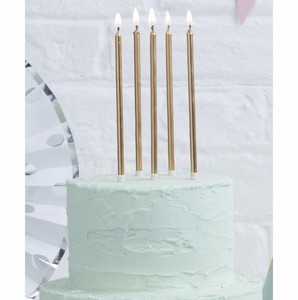 Svíčky dortové zlaté