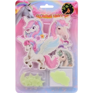 Svítící jednorožci na zeď