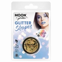 TŘPYTKY Glitter Shapes holografické zlaté