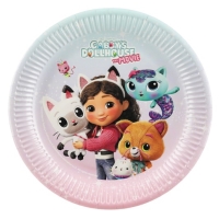 Talíře papírové Gabby's Dollhouse 23 cm 6 ks