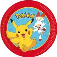 Tal��e pap�rov� Pikachu 23 cm 8 ks