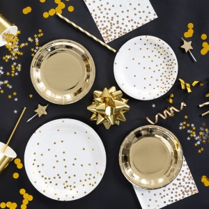 Ubrousky pap�rov� b�l� se st��brn�mi hv�zdami 33 x 33 cm 10 ks