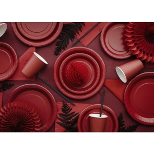 Tale paprov tmav erven 23 cm 6 ks