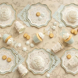 Ubrousky paprov bov s kytkami 33x33 cm 12 ks