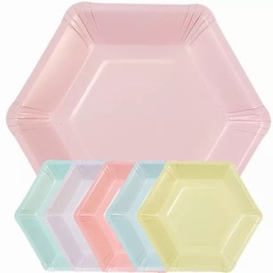 TALKY paprov Hexagon pastelov mix