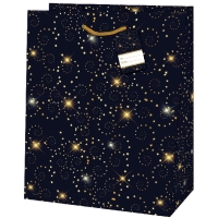 Taška dárková Maxi Hvězdičkové spirálky 33 x 26,7 x 13,7 cm