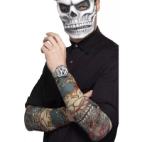 Tetovací rukáv Day of the Dead, vícebarevný