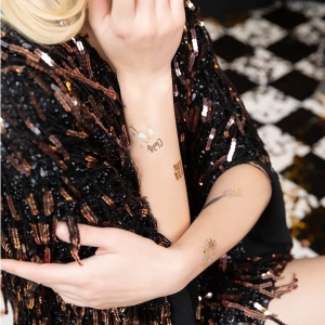 Tetovn HNY zlato-stbrn 15ks