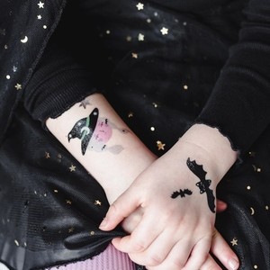 Tetování dočasné Halloween, mix vzorů 20 ks