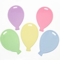 Těžítko na balónky pastelové mix barev 8g