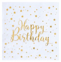 UBROUSKY HB bílé se zlatým nápisem a hvězdičkami