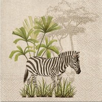 UBROUSKY papírové Zebra 33x33cm 20ks