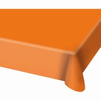 UBRUS plastový oranžový 130x180cm