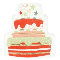 Ubrousky Narozeninový dort 10 ks