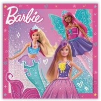Ubrousky papírové Barbie Fantasy 33 x 33 cm 20 ks