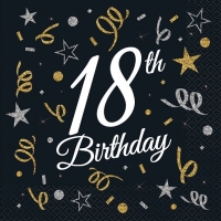 Ubrousky papírové Beauty Charm 18. narozeniny