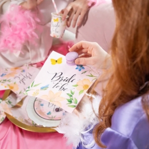 Ubrousky papírové Bride to be Flower 33 x 33 cm 10 ks