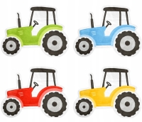 Ubrousky papírové Farma (traktor) 12 ks