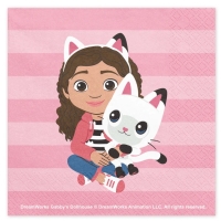 Ubrousky papírové Gabby's Dollhouse 33x33 cm 20 ks