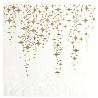 Ubrousky papírové Hvězdy Ivory 33 x 33 cm 10 ks