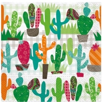 Ubrousky papírové Kaktusy 20 ks