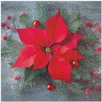 Ubrousky papírové Vánoční hvězda 20 ks