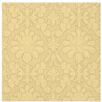 Ubrousky papírové Zlaté s nóbles ornamenty 20 ks