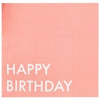 Ubrousky papírové "Happy birthday"  16ks