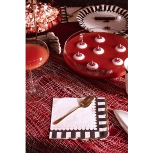 Ubrousky paprov erno-bov 33x33cm 12 ks