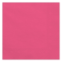 Ubrousky papírové růžové 33x33 cm 20 ks