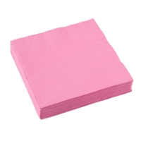 Ubrousky papírové růžové New Pink 33 x 33 cm 20 ks