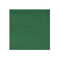 Ubrousky pap�rov� tmav� zelen� 21 x 20 cm 10 ks