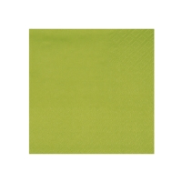 Ubrousky zelené Kiwi 21 x 20 cm 25 ks