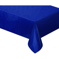 Ubrus fóliový metalicky modrý 137 x 183 cm