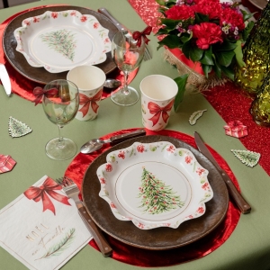 Ubrus v roli olivov zelen