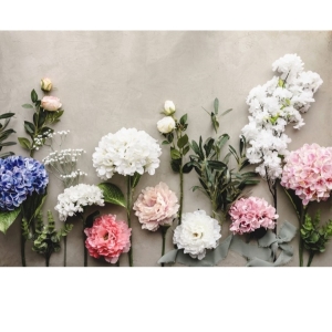 Uml kvtina  Kvetouc tee, 97 cm, bl