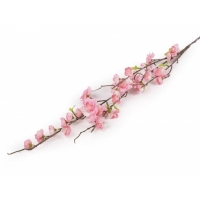 Umělá větvička Sakura růžová 140 cm