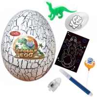 Vajíčko Dino popraskané s překvapením 10 cm